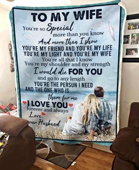 Gift Blanket For Wife-Forever And Always - Seseable