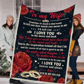 Gift Blanket For Wife-Love You Forever - Seseable