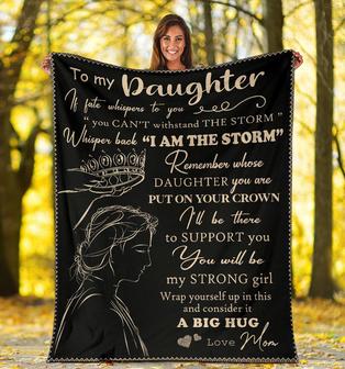 Gift For Daughter - I Am The Storm, Strong Girl 1 - Blanket Lt - Seseable