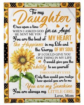 Gift For Daughter From Mom-To My Daughter You Are My Sunshine-Daughter Blanket | Seseable CA