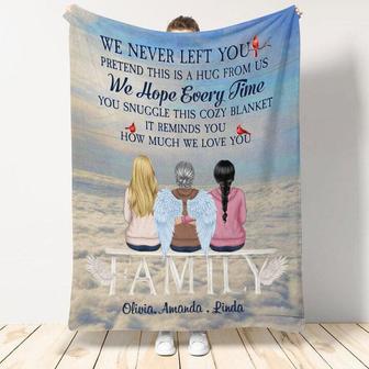 Memorial Blanket - I Am Always With You Personalized Blanket Memorial Gift Remembrance Gift For Family | Seseable CA