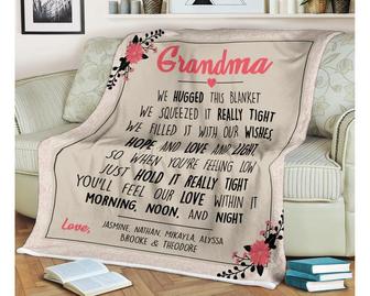 Personalized Grandma Blanket Letter For Grandma - Seseable