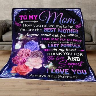 Personalized To My Mom Blanket, You Are The Best Mother, Throw Blanket For Mother, Mom, Grandma - Seseable