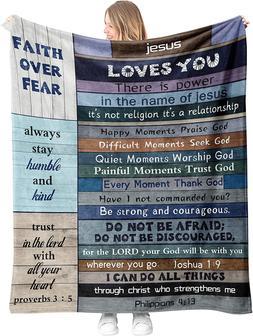 Religious Gifts for Women Christian - Christian Gifts for Women Blanket - Inspirational Gifts for Women - Christian Gifts for Men - Seseable