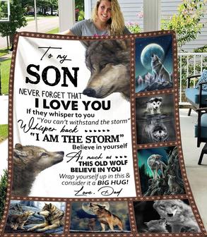 To My Son - I Am The Storm - Blanket - Seseable