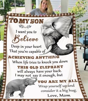 To My Son - You Are My All - Blanket - Seseable