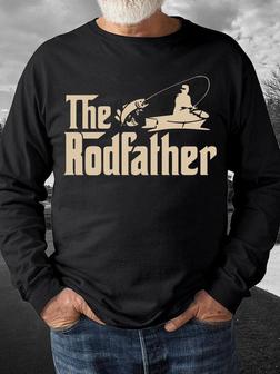 Fishing Lovers Gift The Rodfather Men's Sweatshirt - Seseable