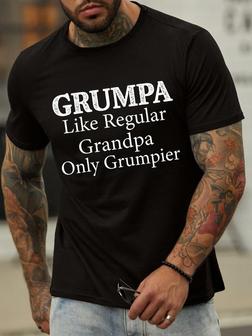 Funny Grandpa Gift Grumpa Men's T-shirt - Thegiftio UK