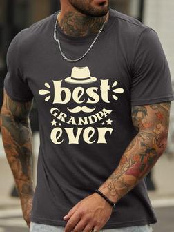 Best Grandpa Ever Men's T-shirt - Thegiftio UK