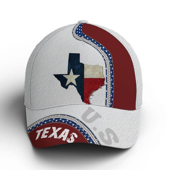Baseball Cap For Texas People Flag Zip Design Hat - Thegiftio UK