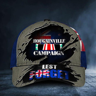 Bougainville New Zealand Flag Cap Lest Forget Hat - Thegiftio UK