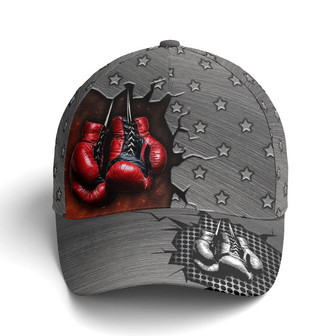 Boxing Metallic Style Star Pattern Baseball Cap Hat - Thegiftio UK