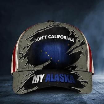 California My Alaska Hat Vintage American Flag Cap Mens Honor Alaska State Hat - Thegiftio UK