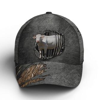 Cattle White Cow Farming Baseball Cap Hat - Thegiftio UK