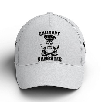Culinary Gangster Funny Chef Baseball Cap Hat - Thegiftio UK