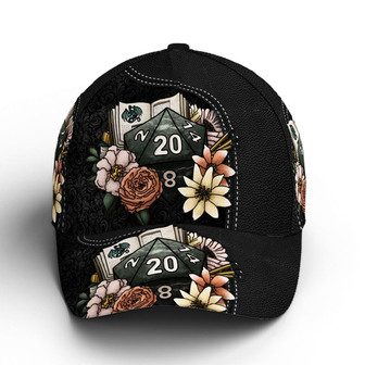 D And D Floral Classic Baseball Cap Hat - Thegiftio UK