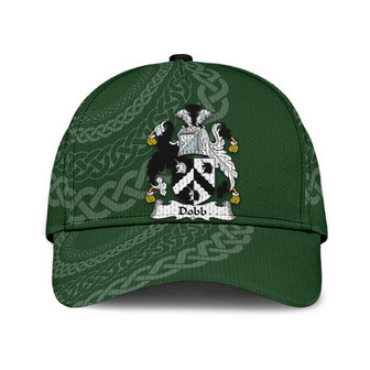 Dobb Coat Of Arms Irish Family Crest St Patrick's Day Hat Classic Cap - Thegiftio UK