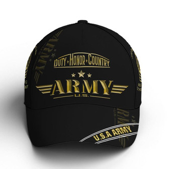 Duty Honor Country Army Baseball Cap Hat - Thegiftio