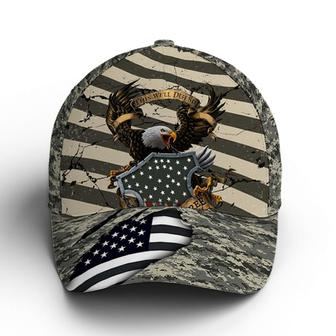 Eagle Veteran US Flag Camo Pattern Baseball Cap Hat - Thegiftio UK