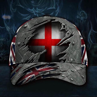 England Hat Print Union Jack Flag Cap Vintage Hat England Hats For English Dad Gift Hat - Thegiftio UK
