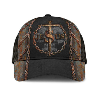 God Jesus Cross Metal Jesus Christ Hat Classic Cap Hat - Thegiftio UK