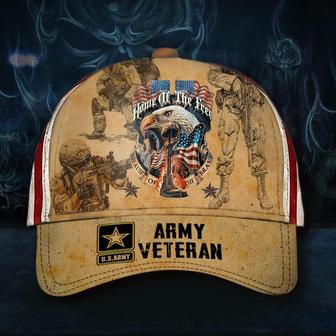 Home Of The Free Army Veteran Hat Honoring US Army Cap Gifts For Army Soldiers Hat - Thegiftio UK