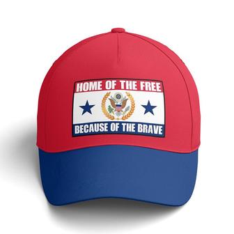 Home Of The Free Patriotic Baseball Cap Hat - Thegiftio UK