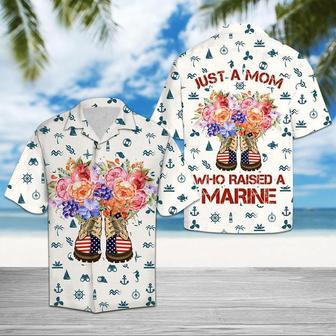Marine Mom Hawaiian Shirt - Seseable