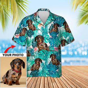 Custom Photo Seamless Dog Hawaiian Shirt - Seseable