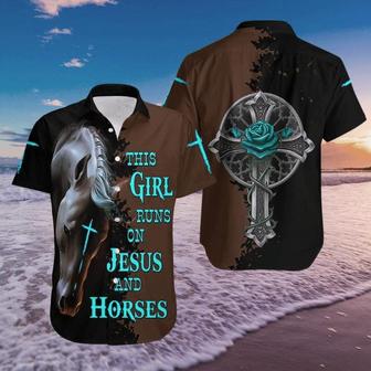Horse Cross This Girl Hawaiian Shirts Aloha Hawaii Shirt Aloha Shirt For Summer - Seseable