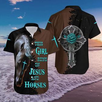 Horse Cross This Girl Hawaiian Shirts Aloha Hawaii Shirt Aloha Shirt For Summer - Seseable