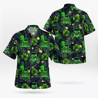 Hawaiian Aloha Shirts JP St Patrick's Day Green - Seseable