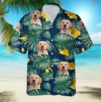 Custom Photo Labrador Retriever Hawaiian Shirt - Seseable
