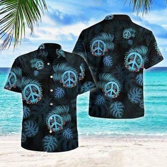 Hawaii Shirt Hippie Summer Vibe Tropical Hawaiian Aloha Shirts - Seseable