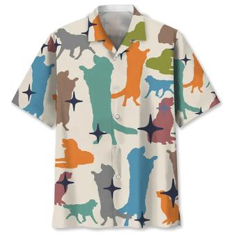 Golden Retriever vintage Hawaiian Shirt, Hawaiian shirt for men, Summer gift for Dog lovers - Seseable