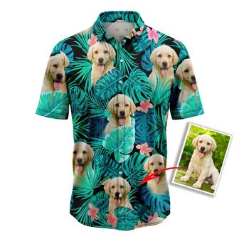 Custom Photo Dog Tropical Hawaiian Shirt - Seseable