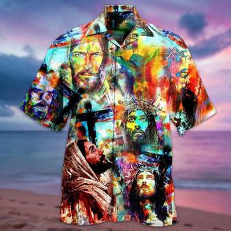 Easter Christians Colorful Art Hawaiian Shirt - Seseable