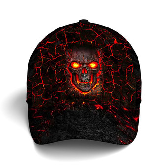 Lava Skull Cool Baseball Cap Hat - Thegiftio UK