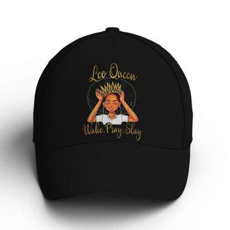 Leo Queens Wake Pray Slay Baseball Cap Hat - Thegiftio UK