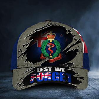 Lest We Forget New Zealand Flag Hat Royal Medical Corps Patriotic Caps Gifts For Army Hat - Thegiftio UK