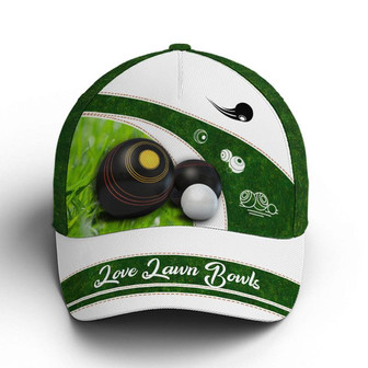 Love Bowls Green Baseball Cap Hat - Thegiftio UK