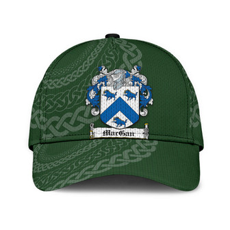 Macgan Coat Of Arms Irish Family Crest St Patrick's Day Hat Classic Cap - Thegiftio UK
