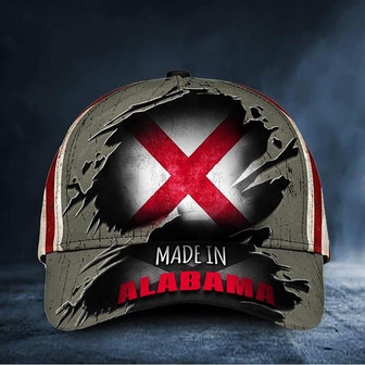 Made In Alabama Hat Proud Alabama Baseball Cap Patriotic Gifts Hat - Thegiftio UK