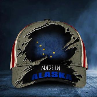 Made In Alaska Hat USA Alaska Flag Cap Patriotic Gifts Hat - Thegiftio UK