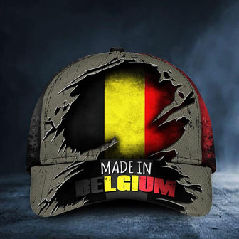 Made In Belgium Hat Belgium Flag Old Retro Cap Unique Patriotic Proud Of Belgian Hat - Thegiftio UK