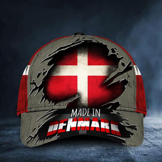 Made In Denmark Hat Flag Old Retro Cap Unique Patriotic Proud Of Danish Gift Hat - Thegiftio UK