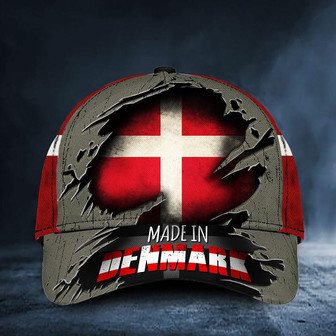 Made In Denmark Hat Flag Old Retro Cap Unique Patriotic Proud Of Danish Gift - Thegiftio UK