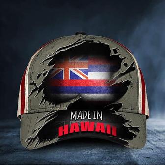 Made In Hawaii Hat American Hawaii Flag Cap Patriotic Gifts Hat - Thegiftio UK