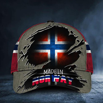 Made In Norway Cap Old Retro Norway Flag Cap Proud Of Norwegian Gift Hat - Thegiftio UK