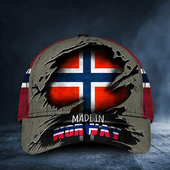 Made In Norway Hat Flag Vintage Old Retro Cap Proud Of Norwegian Gift Ideas Hat - Thegiftio UK